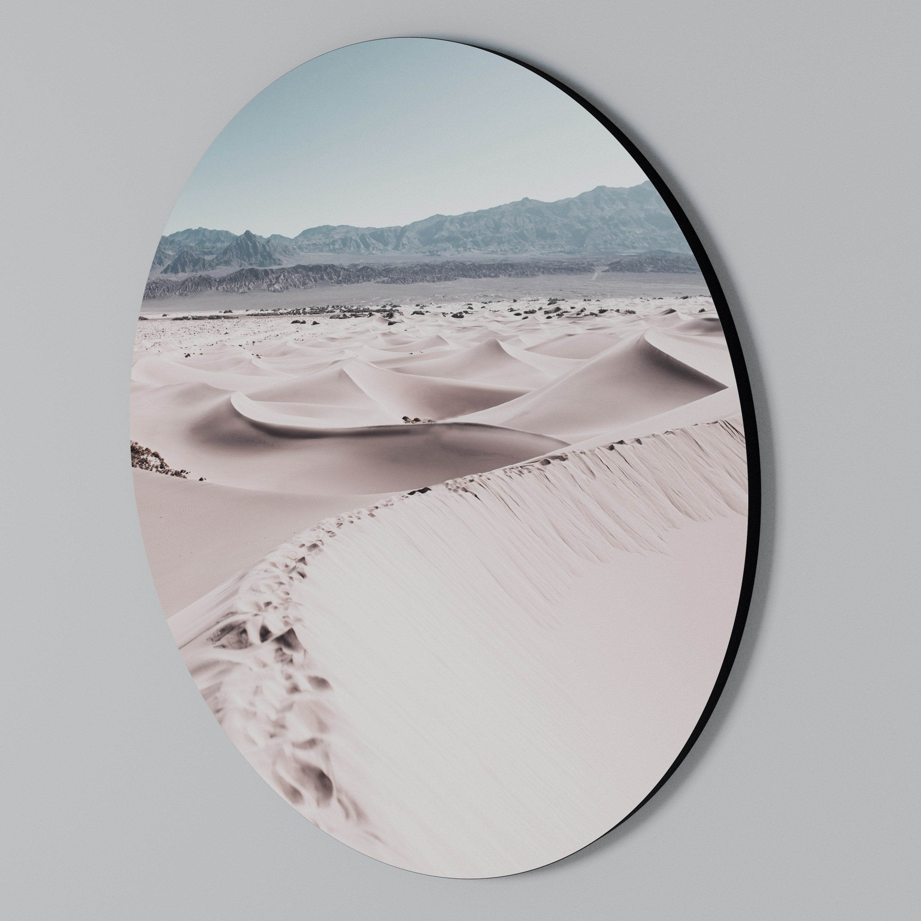 STEPS AWAY Rundes Wandbild