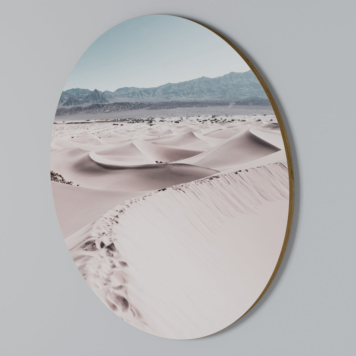 STEPS AWAY Rundes Wandbild