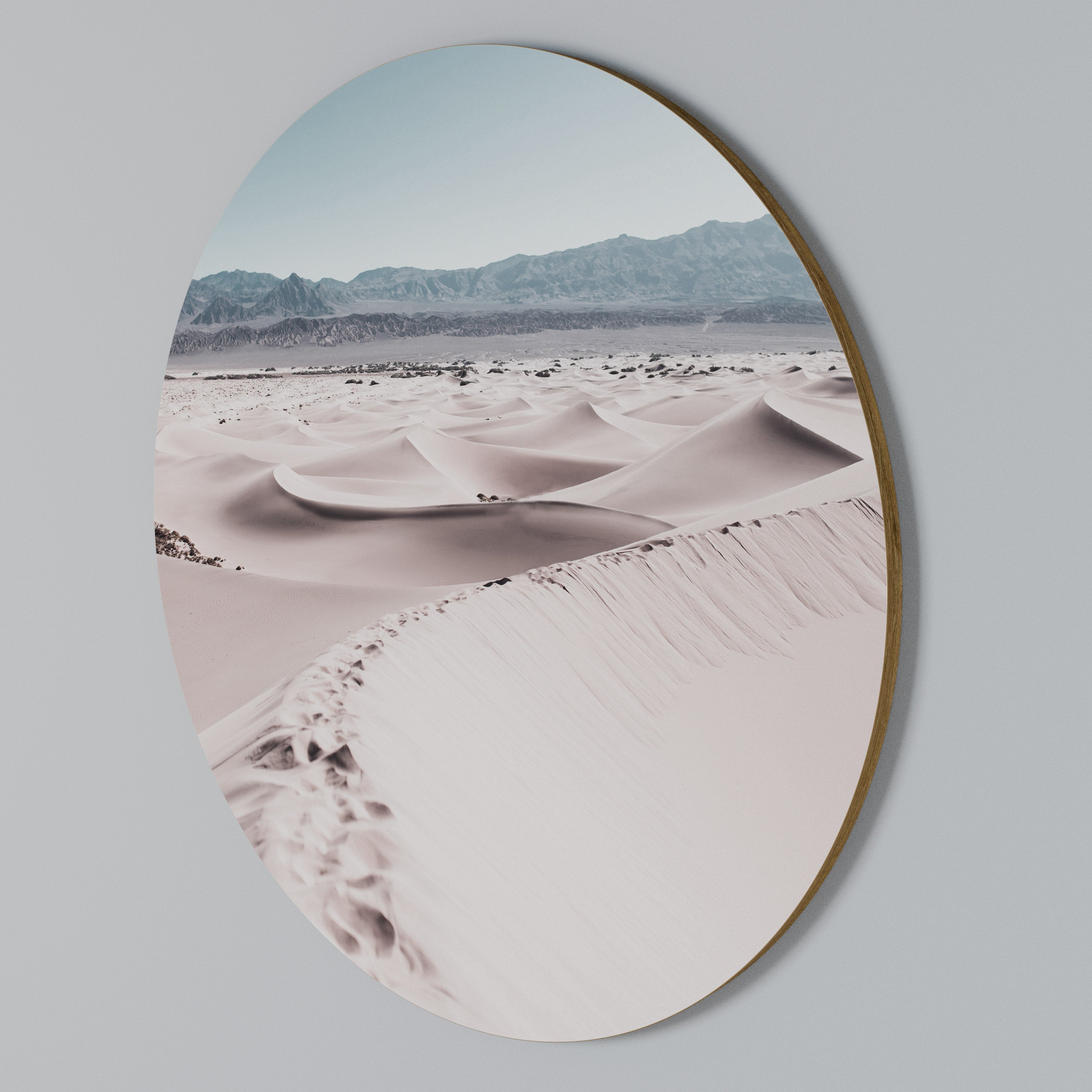 STEPS AWAY Rundes Wandbild