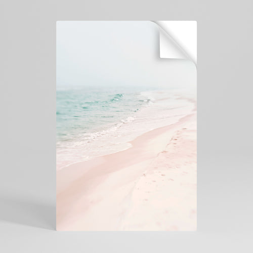 MISTY SHORELINE BLISS Selbstklebendes Poster - Hochformat
