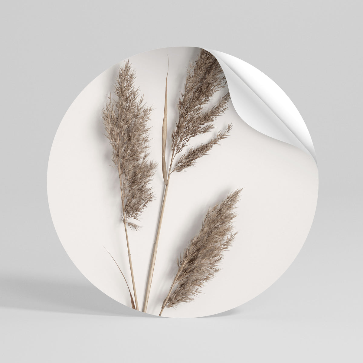 SOFT BREEZE MOMENT Runder Wandsticker zum Abziehen und Aufkleben