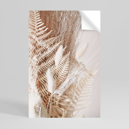 GENTLE GRASSLANDS INVITE Selbstklebendes Poster - Hochformat