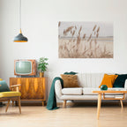 BREEZY STRAW HARMONY Selbstklebendes Horizontal-Poster