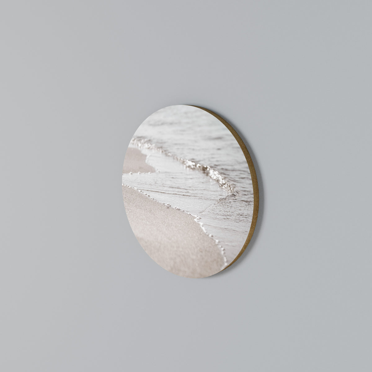 SILKEN SHORELINE DANCE Rundes Wandbild