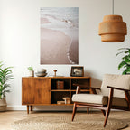 SILKEN SHORELINE DANCE Selbstklebendes Poster - Hochformat