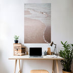 SILKEN SHORELINE DANCE Selbstklebendes Poster - Hochformat