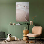 SILKEN SHORELINE DANCE Selbstklebendes Poster - Hochformat