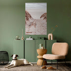 HIDDEN COASTLINE TREK Selbstklebendes Poster - Hochformat