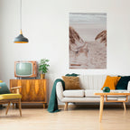 HIDDEN COASTLINE TREK Selbstklebendes Poster - Hochformat