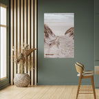 HIDDEN COASTLINE TREK Selbstklebendes Poster - Hochformat