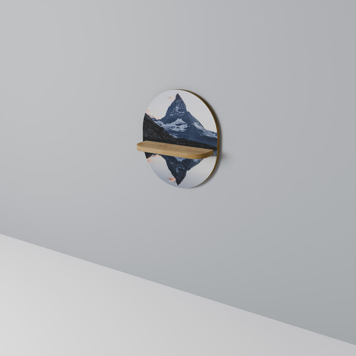 MEMORY OF MATTERHORN Dekoratives Wandregal