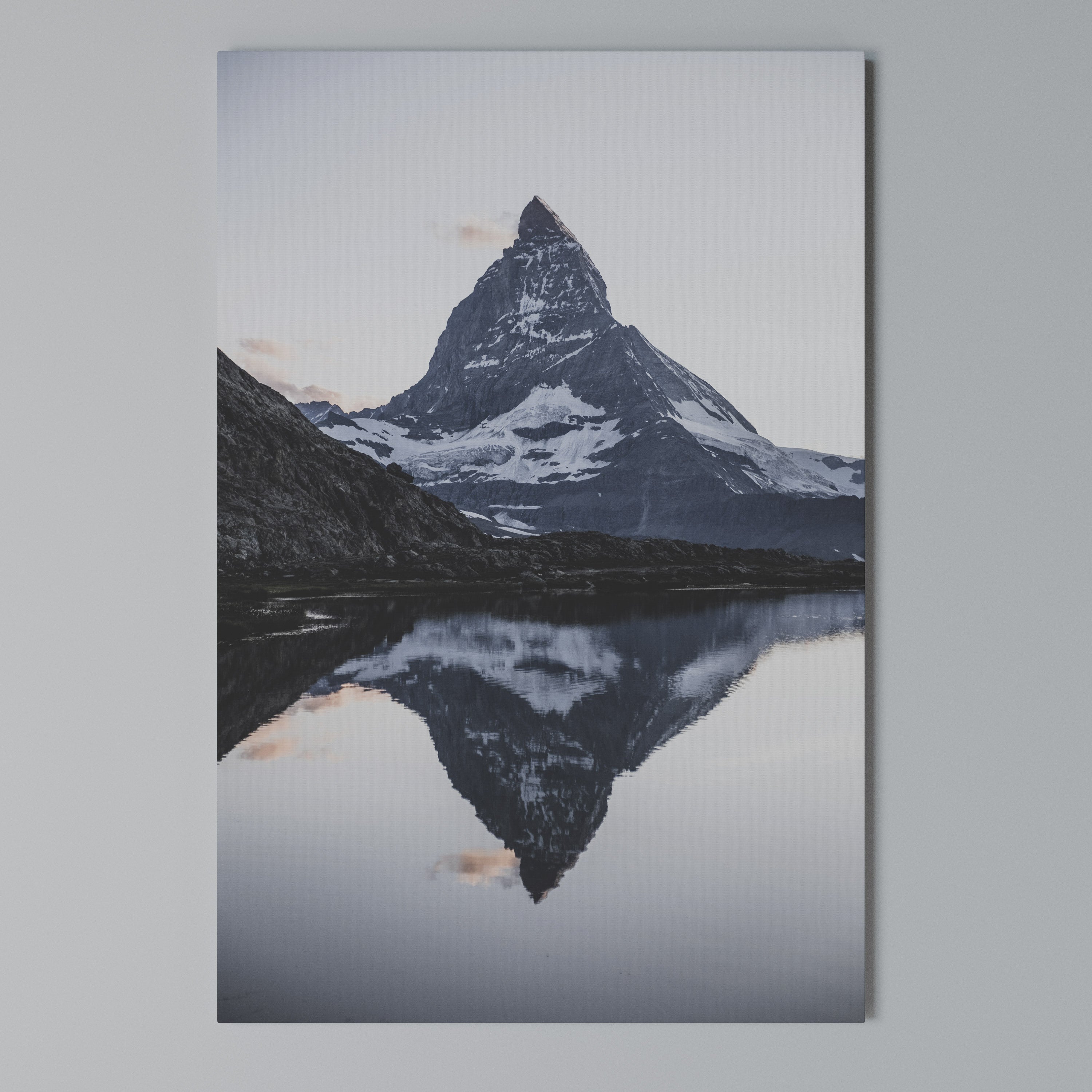 MEMORY OF MATTERHORN Vertical Canvas Print