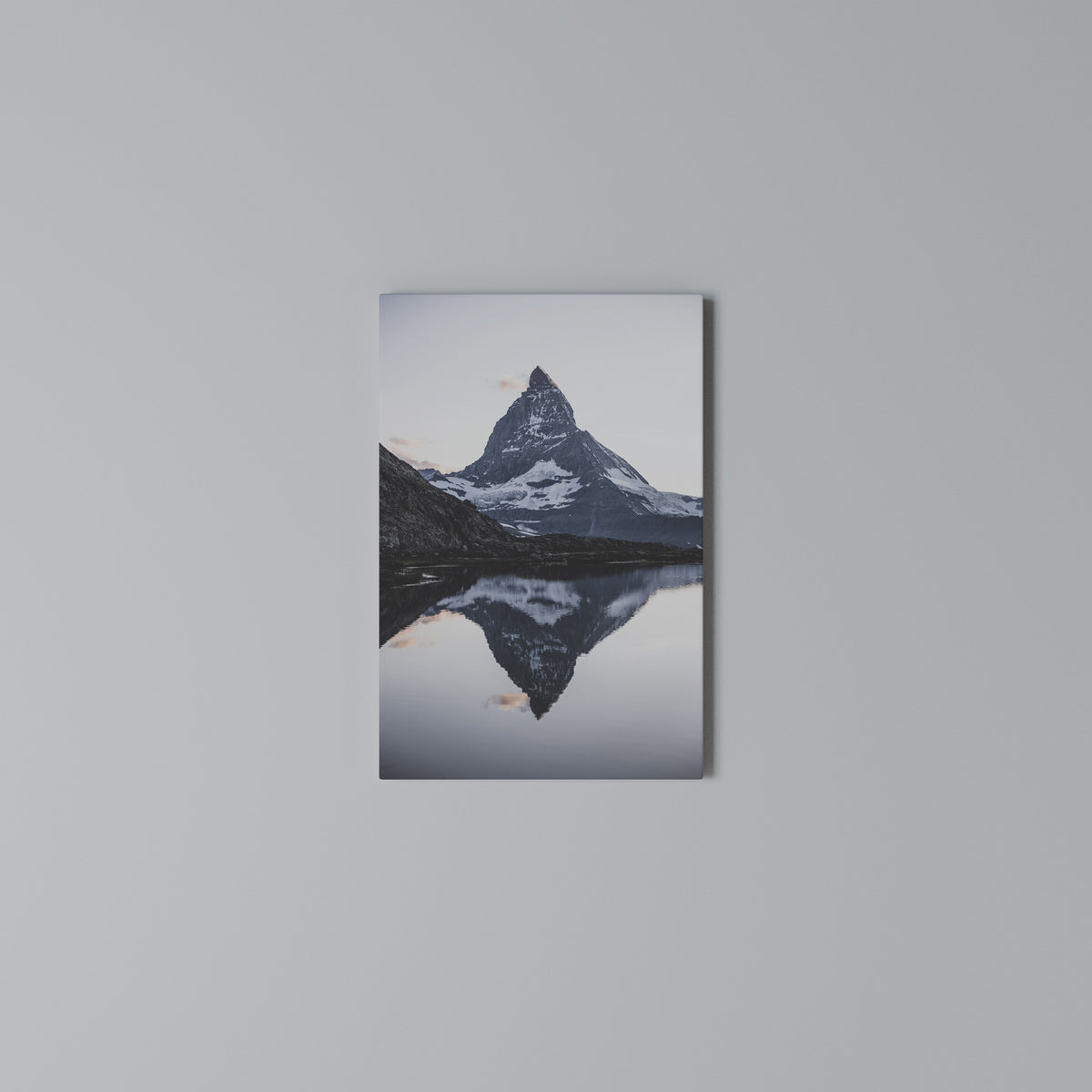 MEMORY OF MATTERHORN Vertical Canvas Print