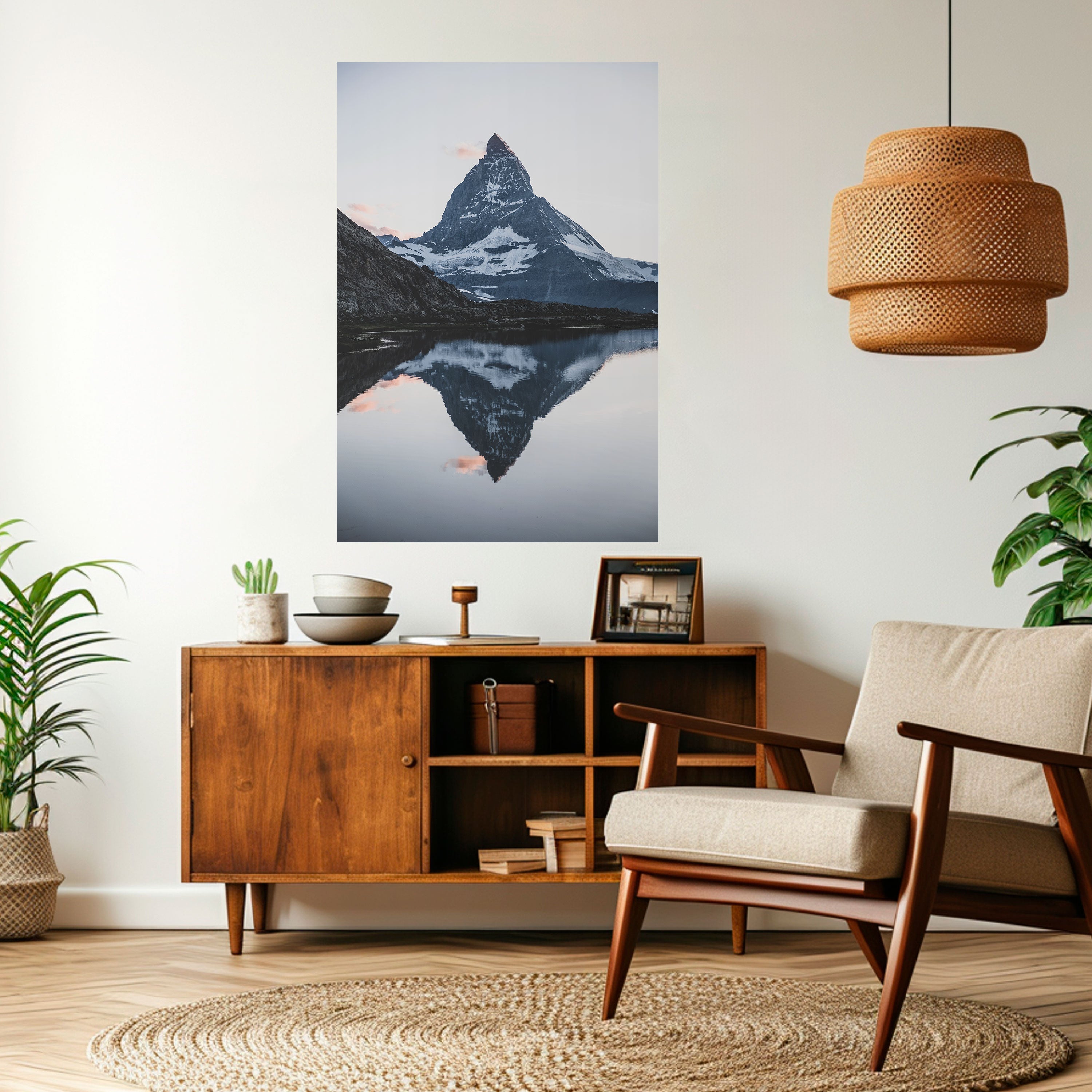 MEMORY OF MATTERHORN Vertikales Poster zum Abziehen und Aufkleben