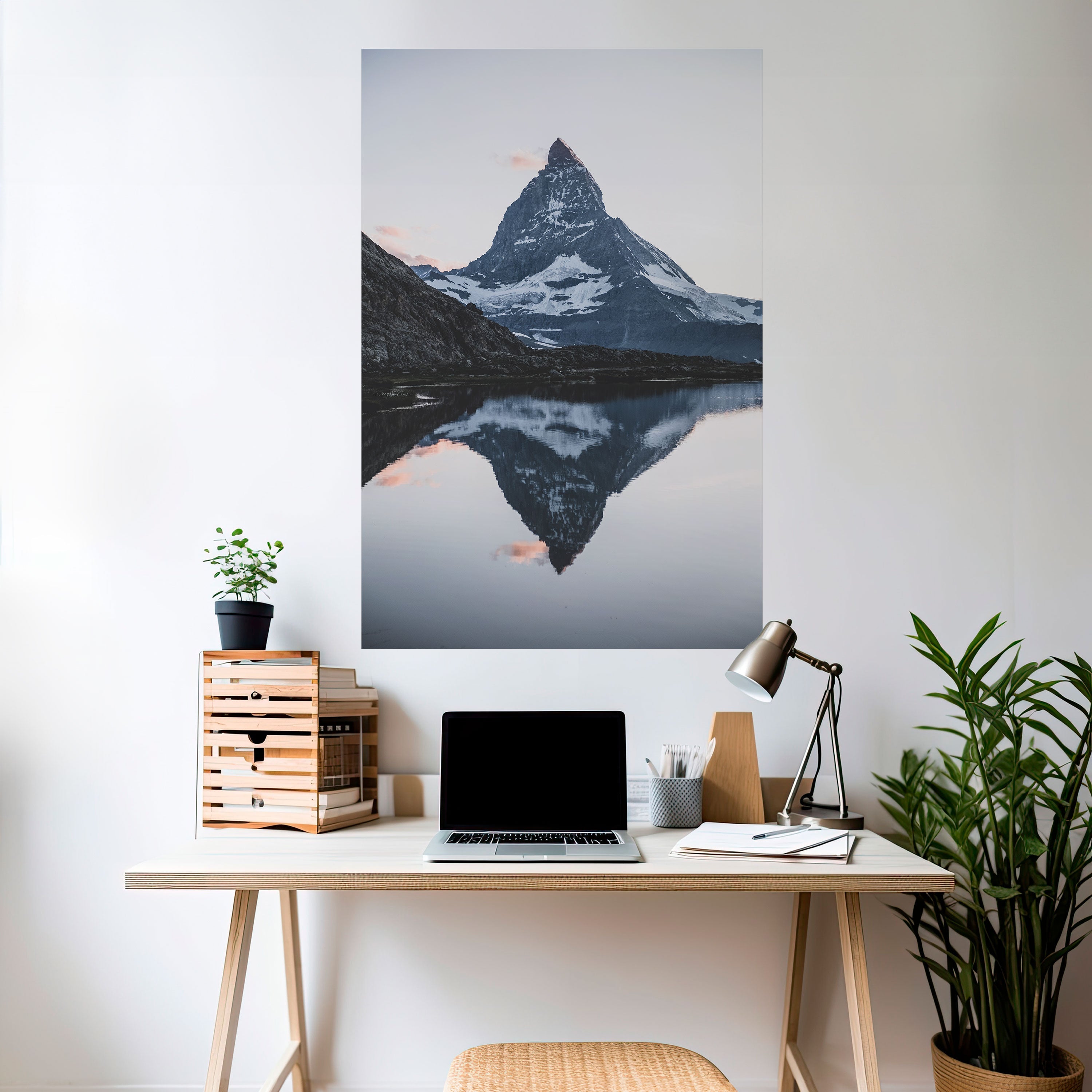 MEMORY OF MATTERHORN Vertikales Poster zum Abziehen und Aufkleben