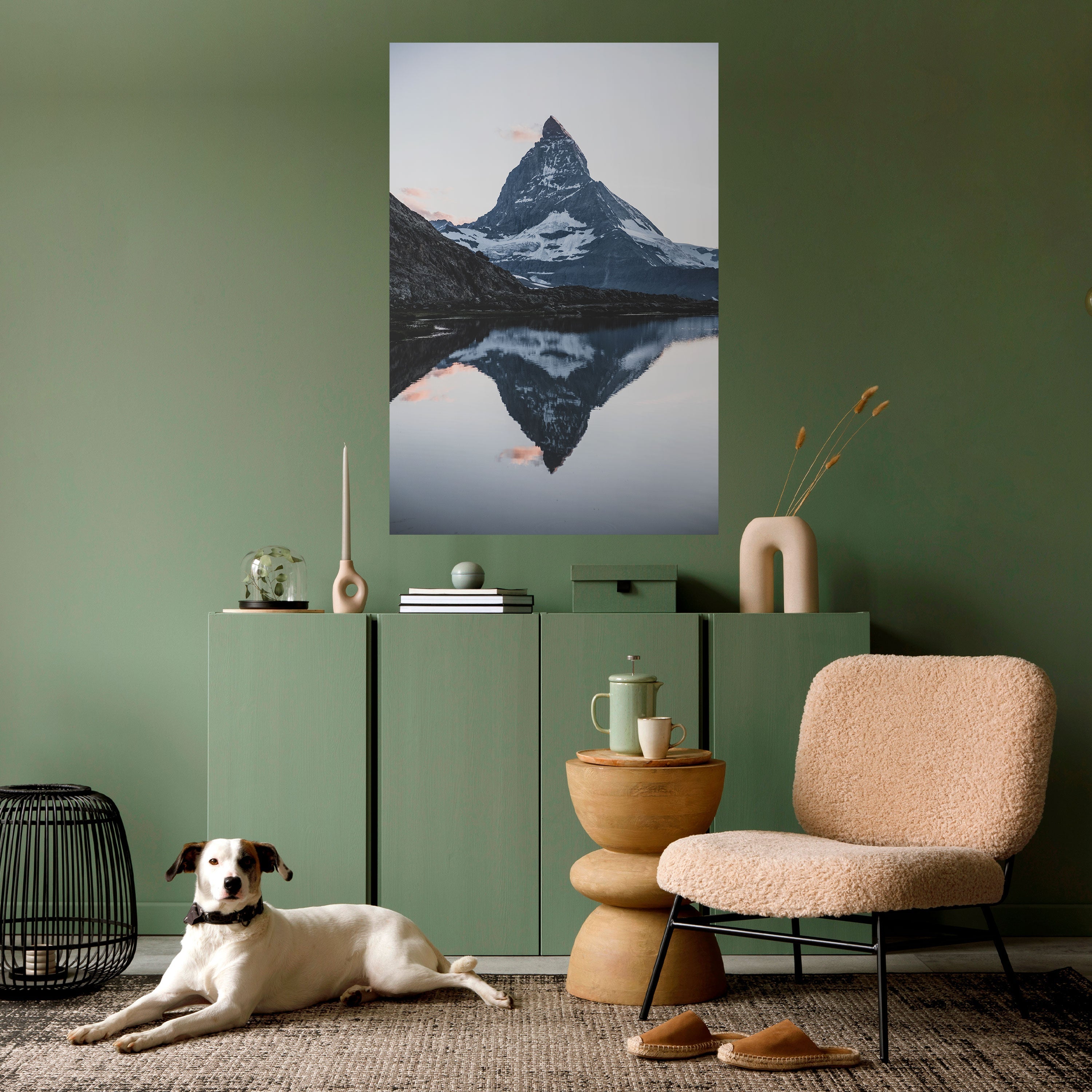 MEMORY OF MATTERHORN Vertikales Poster zum Abziehen und Aufkleben