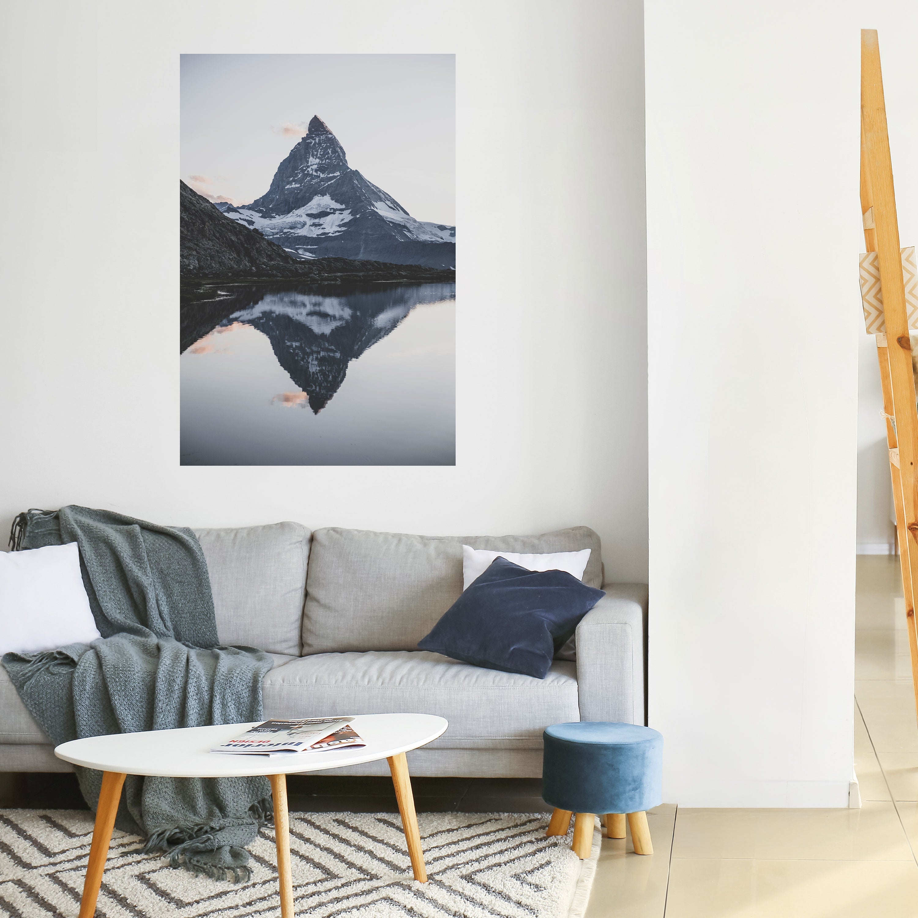 MEMORY OF MATTERHORN Vertikales Poster zum Abziehen und Aufkleben