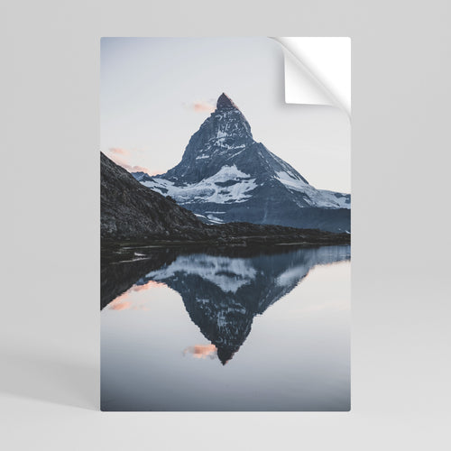 MEMORY OF MATTERHORN Selbstklebendes Poster - Hochformat