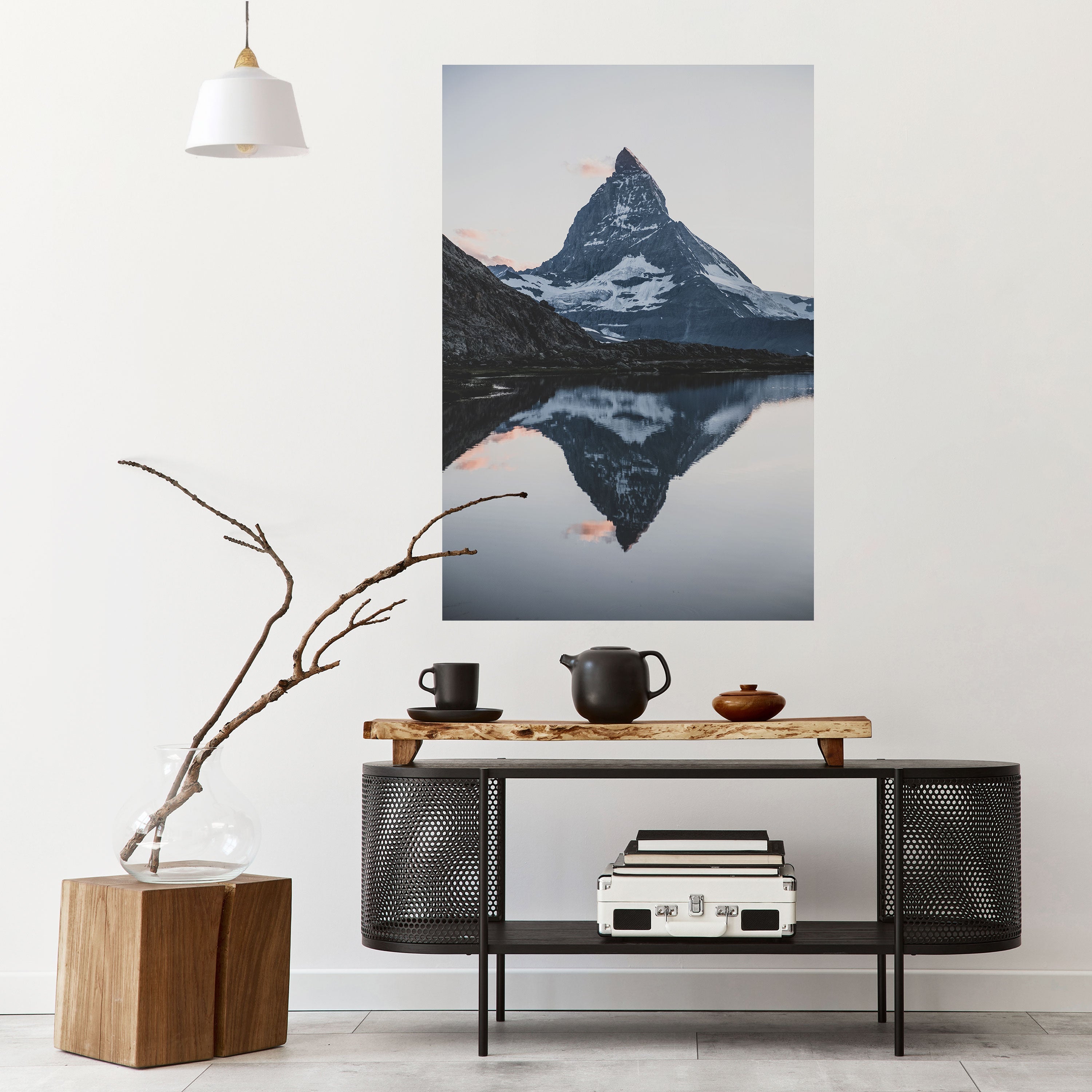 MEMORY OF MATTERHORN Vertikales Poster zum Abziehen und Aufkleben