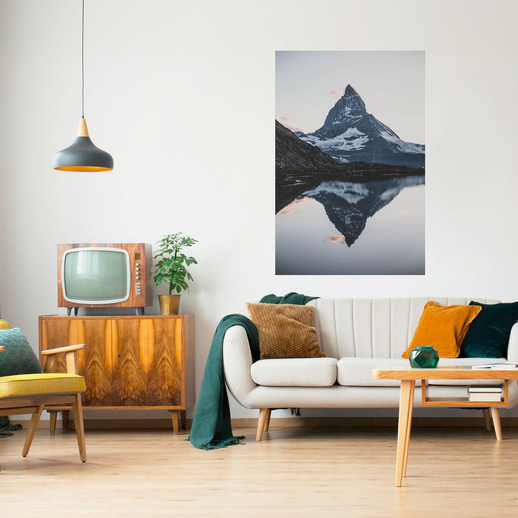 MEMORY OF MATTERHORN Vertikales Poster zum Abziehen und Aufkleben