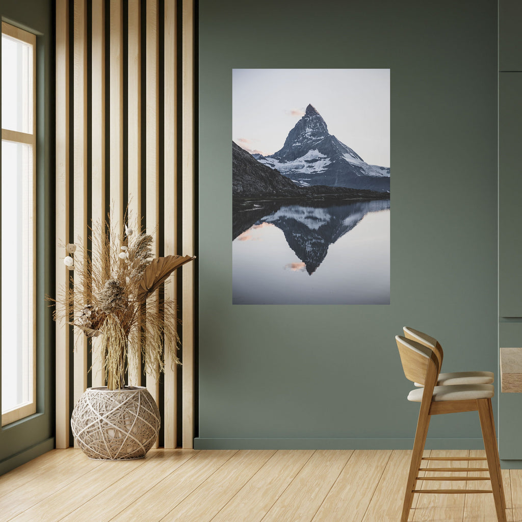 MEMORY OF MATTERHORN Vertikales Poster zum Abziehen und Aufkleben