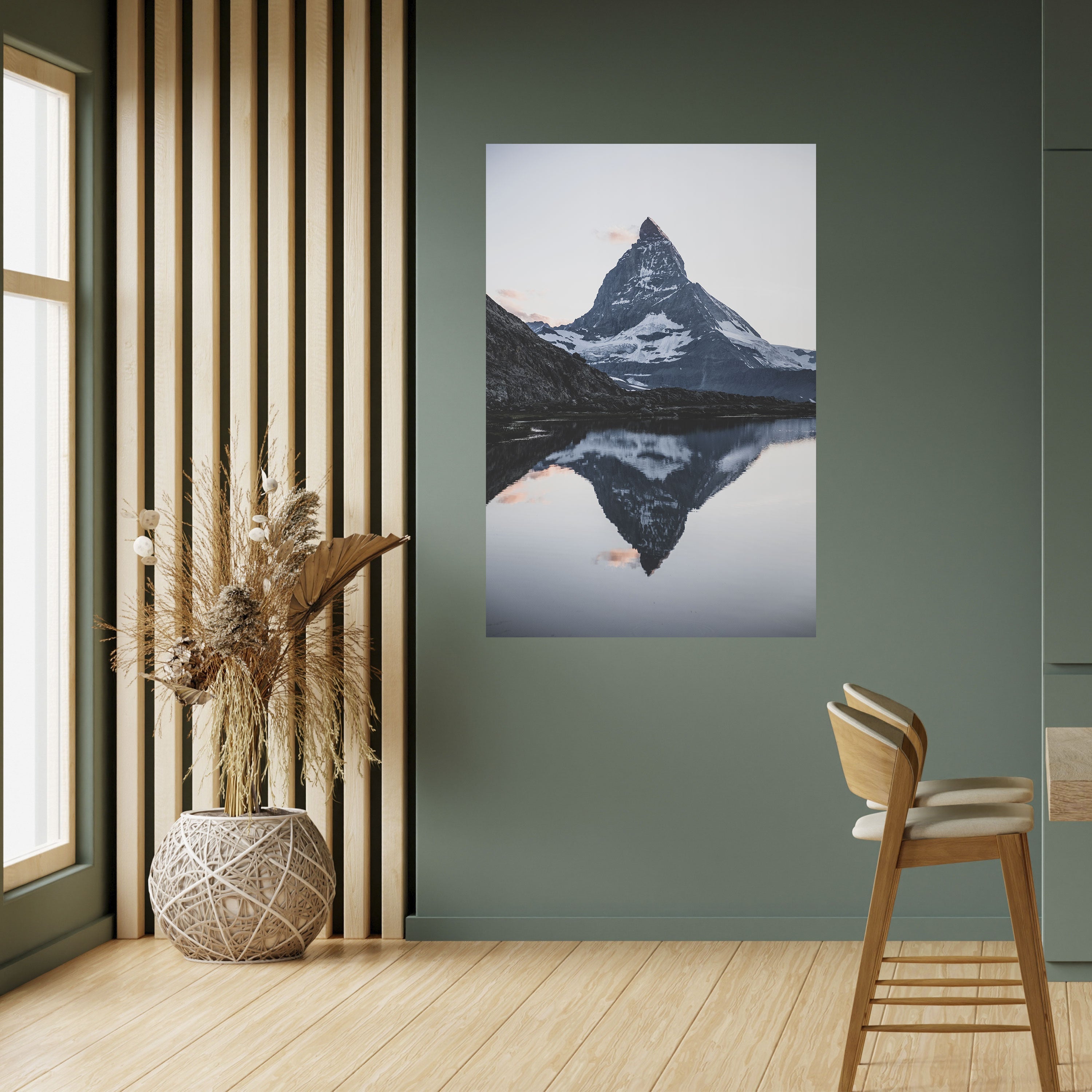 MEMORY OF MATTERHORN Vertikales Poster zum Abziehen und Aufkleben