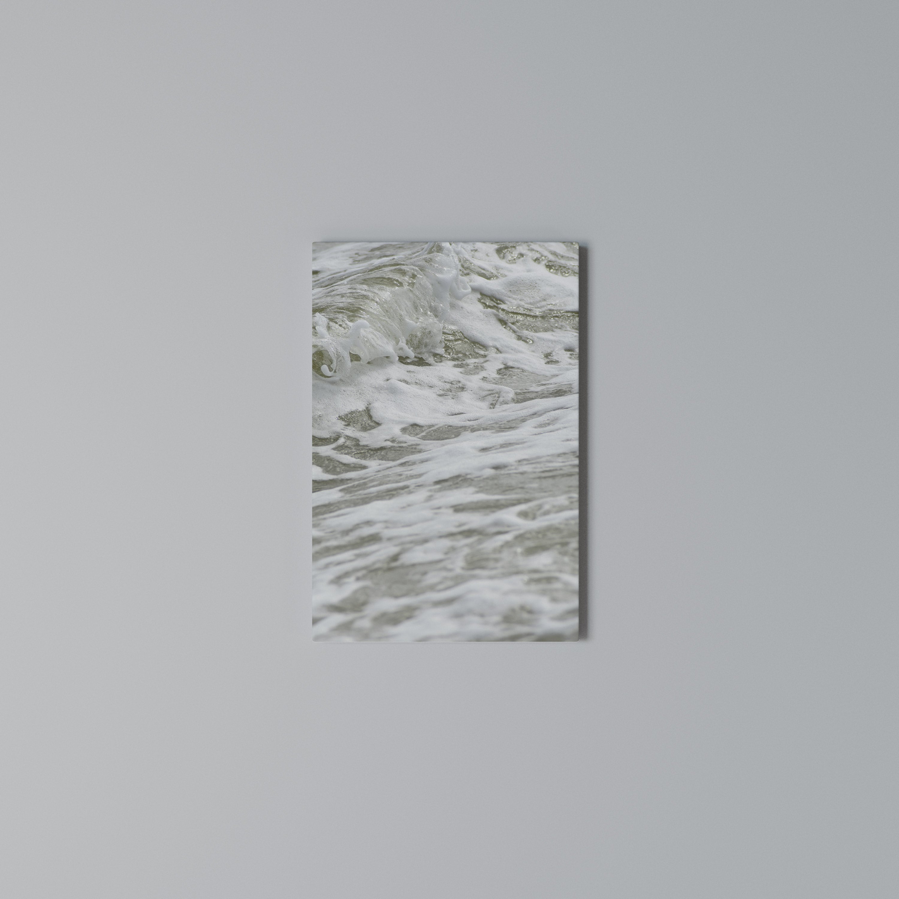 FOAMING ELEGANCE Vertical Canvas Print
