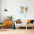 ELEGANT GRASSY SERENITY Peel and Stick Vertical Poster