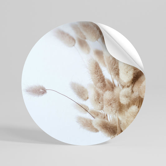 FLOUFFY DREAMSCAPE VIBRANCE Peel and Stick Round Sticker