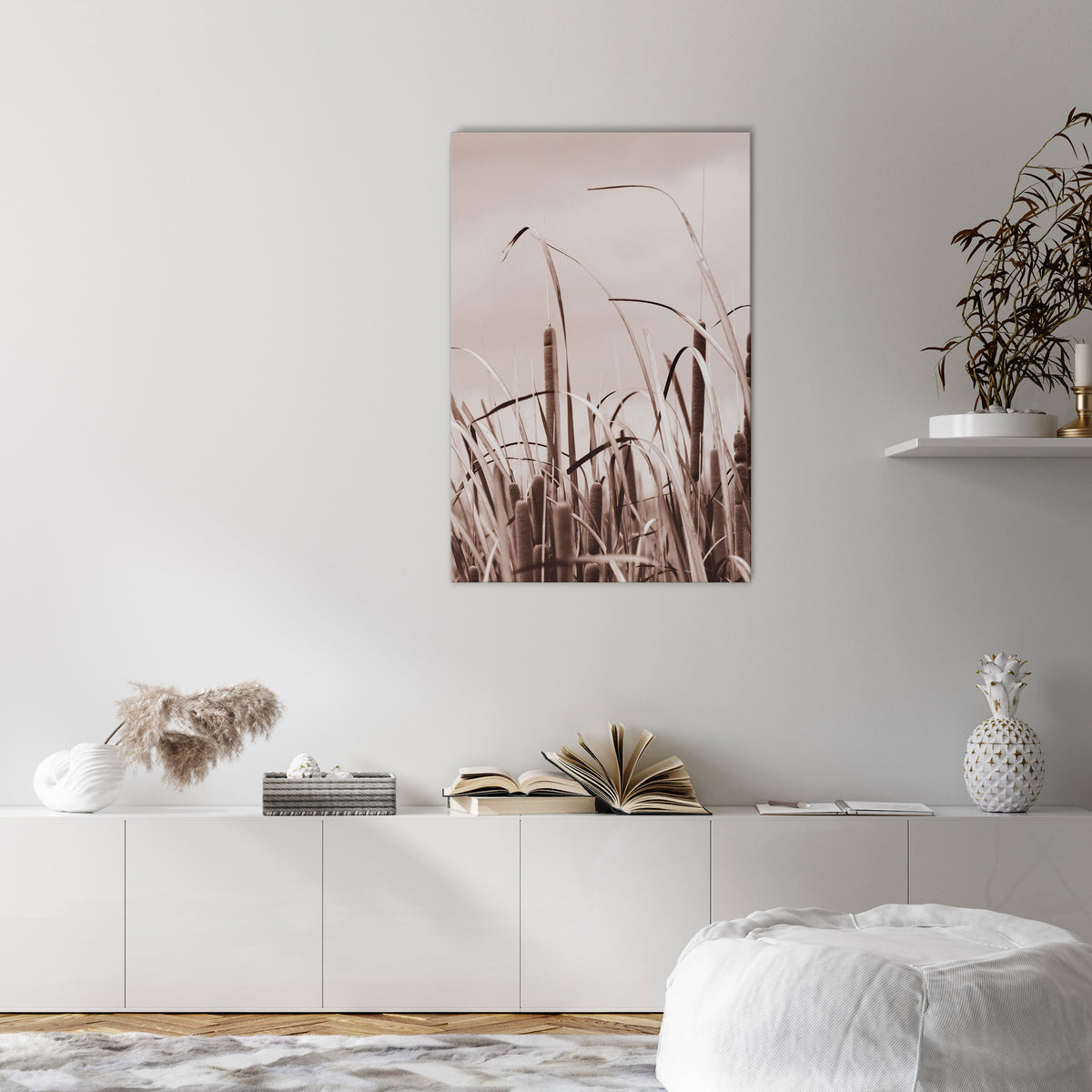 SERENITY IN SIMPLICITY Vertical Canvas Print