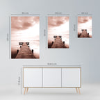 ECHOES OF STILLNESS Selbstklebendes Poster - Hochformat