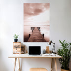 ECHOES OF STILLNESS Selbstklebendes Poster - Hochformat