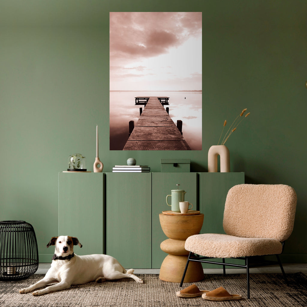 ECHOES OF STILLNESS Vertikales Poster zum Abziehen und Aufkleben