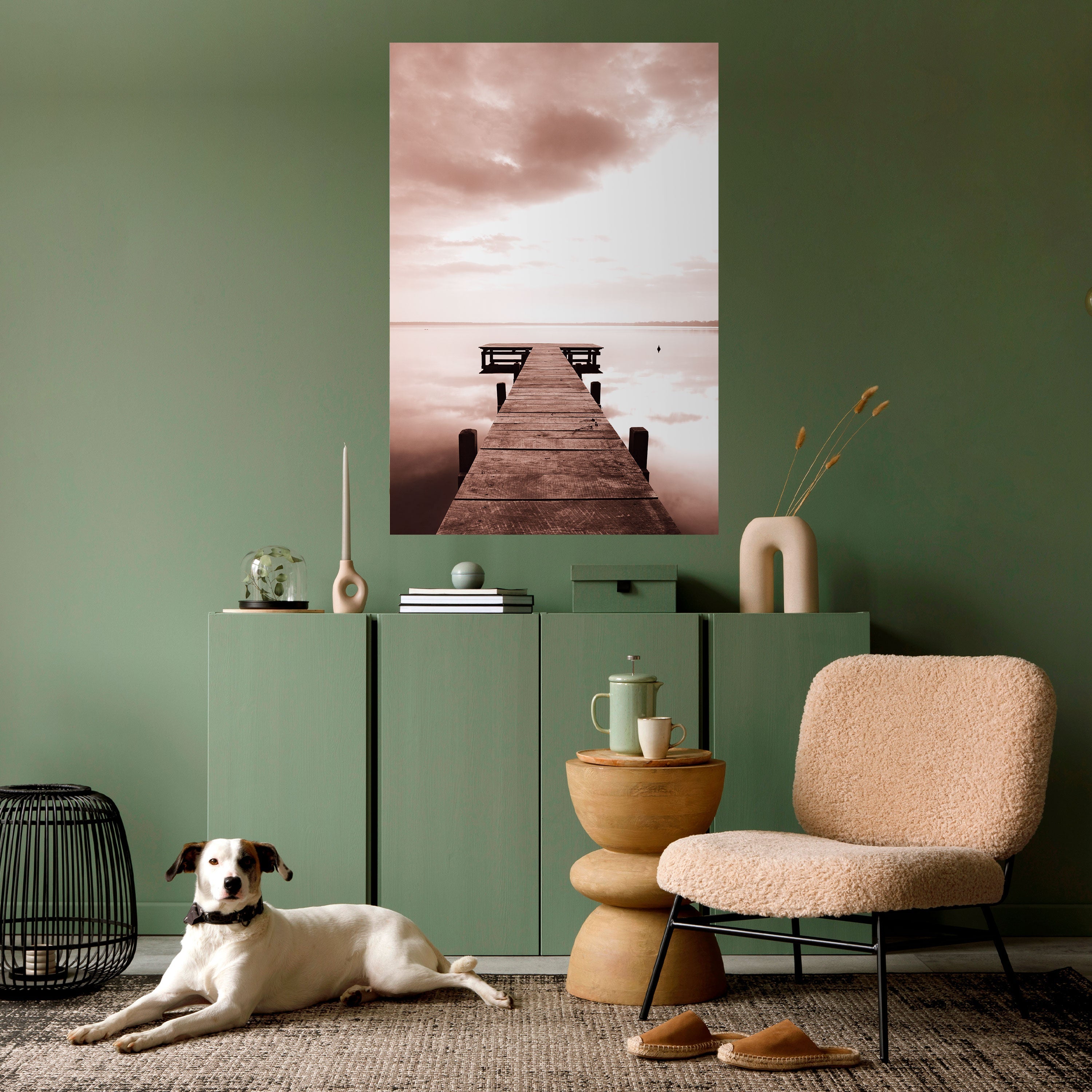 ECHOES OF STILLNESS Vertikales Poster zum Abziehen und Aufkleben