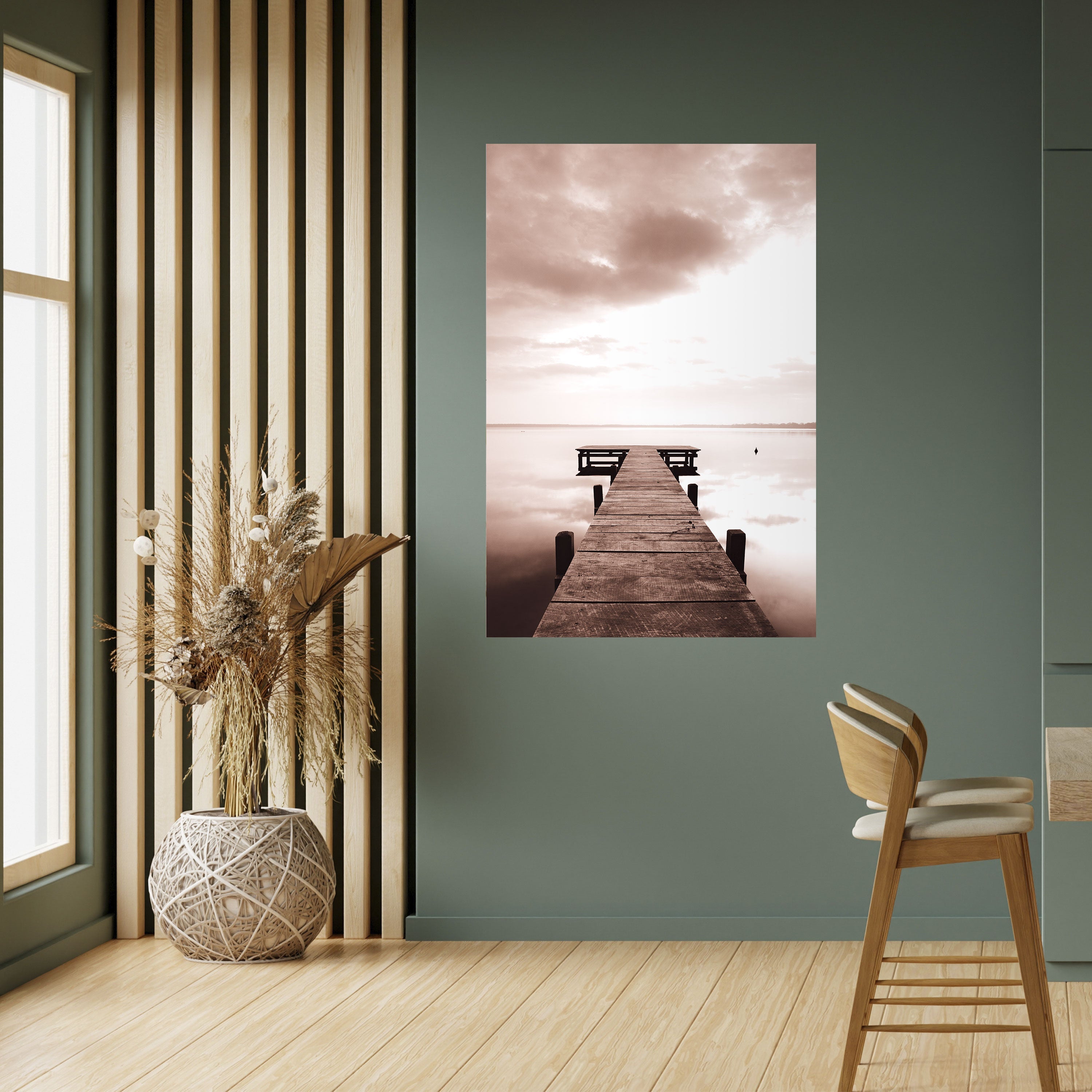 ECHOES OF STILLNESS Vertikales Poster zum Abziehen und Aufkleben