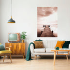 ECHOES OF STILLNESS Selbstklebendes Poster - Hochformat