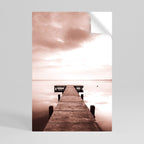 ECHOES OF STILLNESS Selbstklebendes Poster - Hochformat