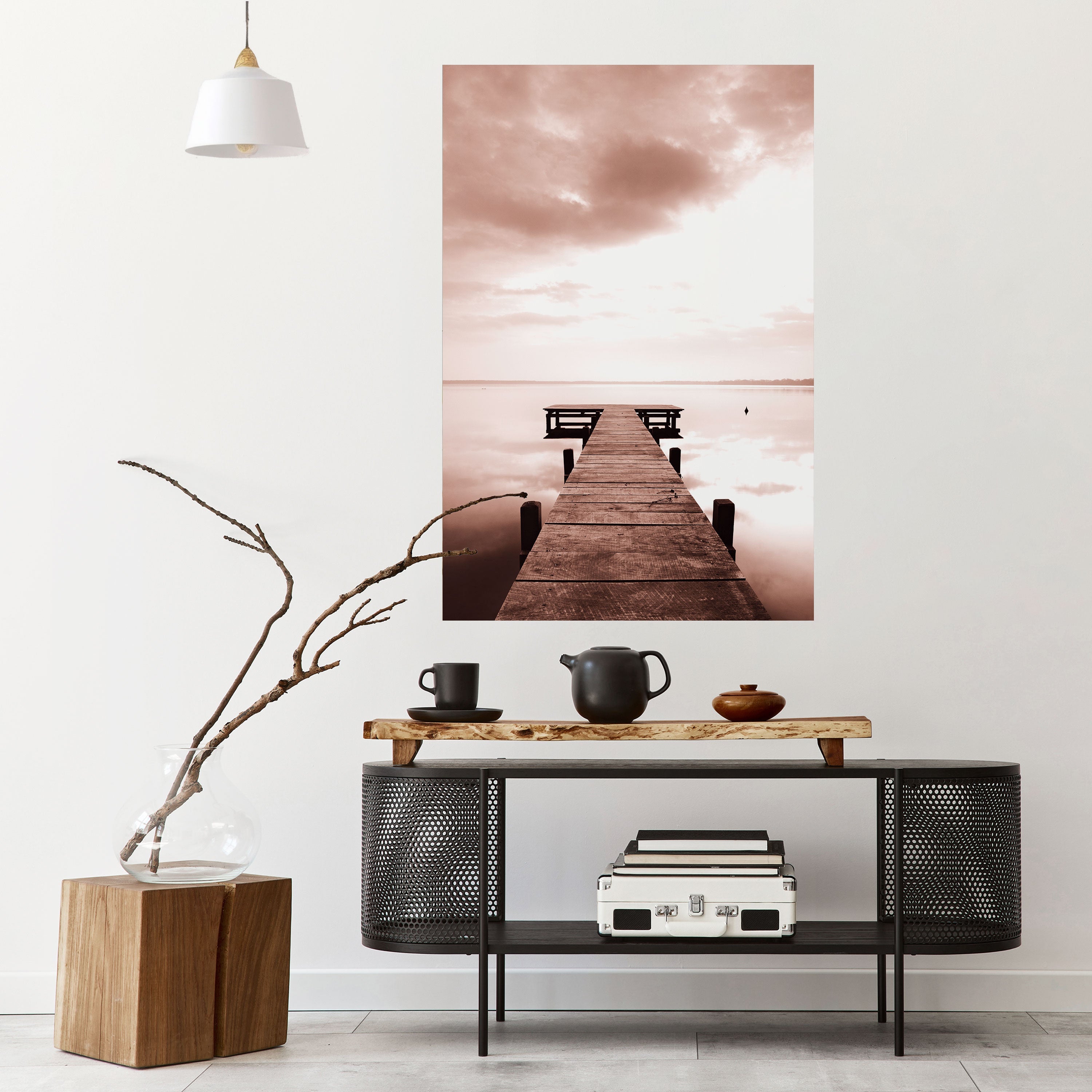 ECHOES OF STILLNESS Vertikales Poster zum Abziehen und Aufkleben