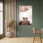 ECHOES OF STILLNESS Selbstklebendes Poster - Hochformat