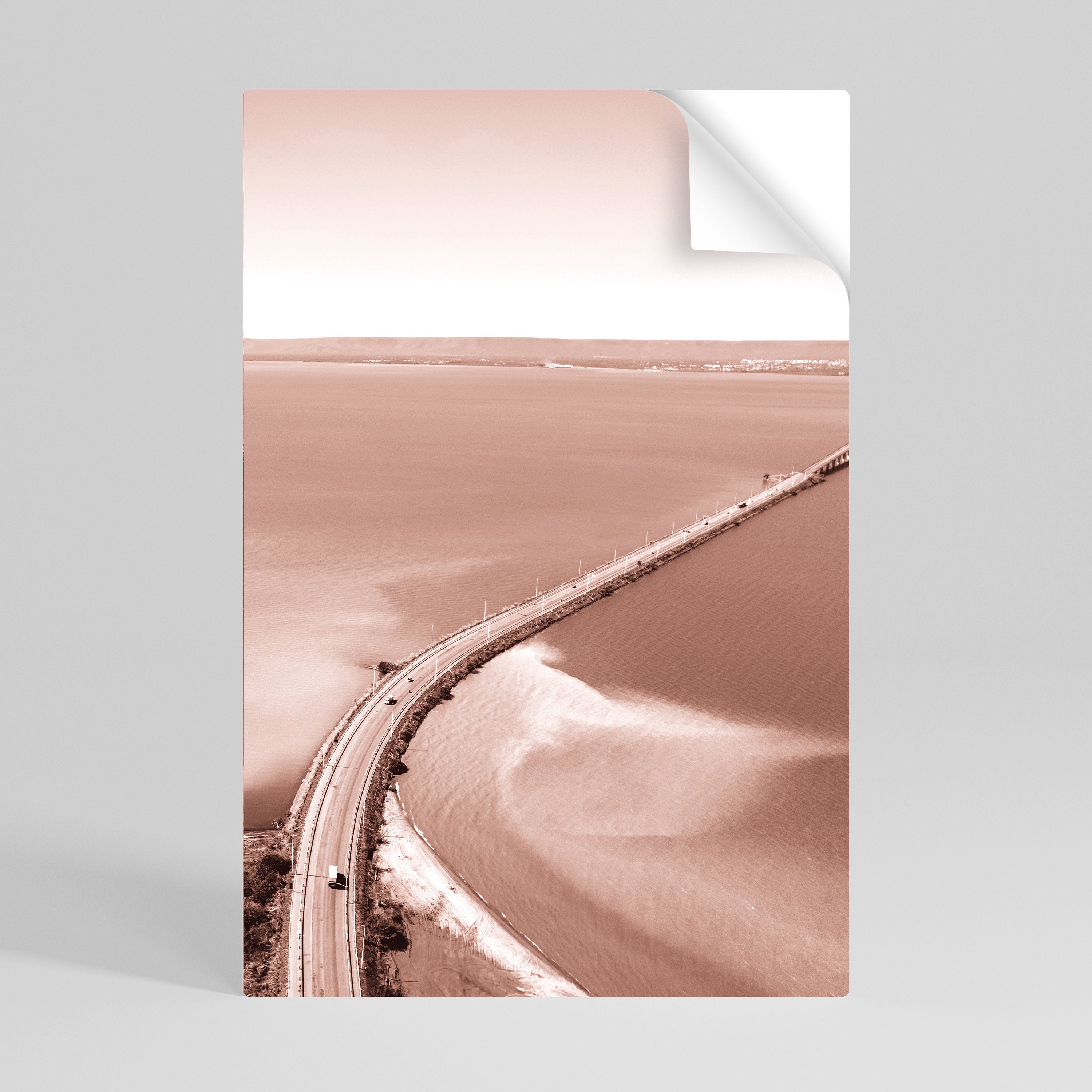 HORIZON BOUND JOURNEY Selbstklebendes Poster - Hochformat