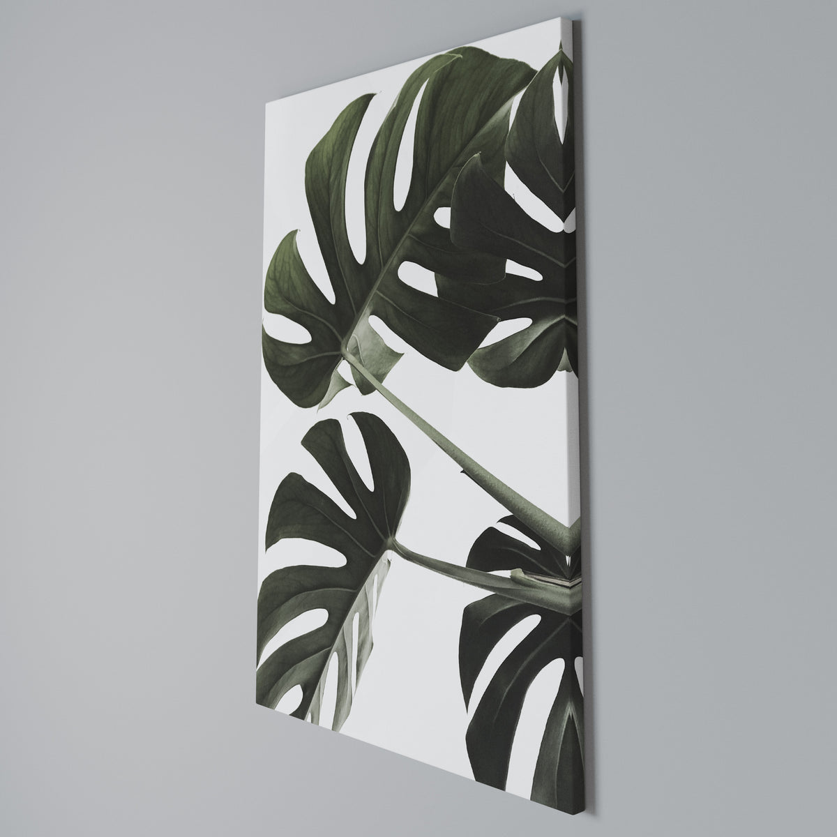 FOLIAGE FUSION Vertical Canvas Print