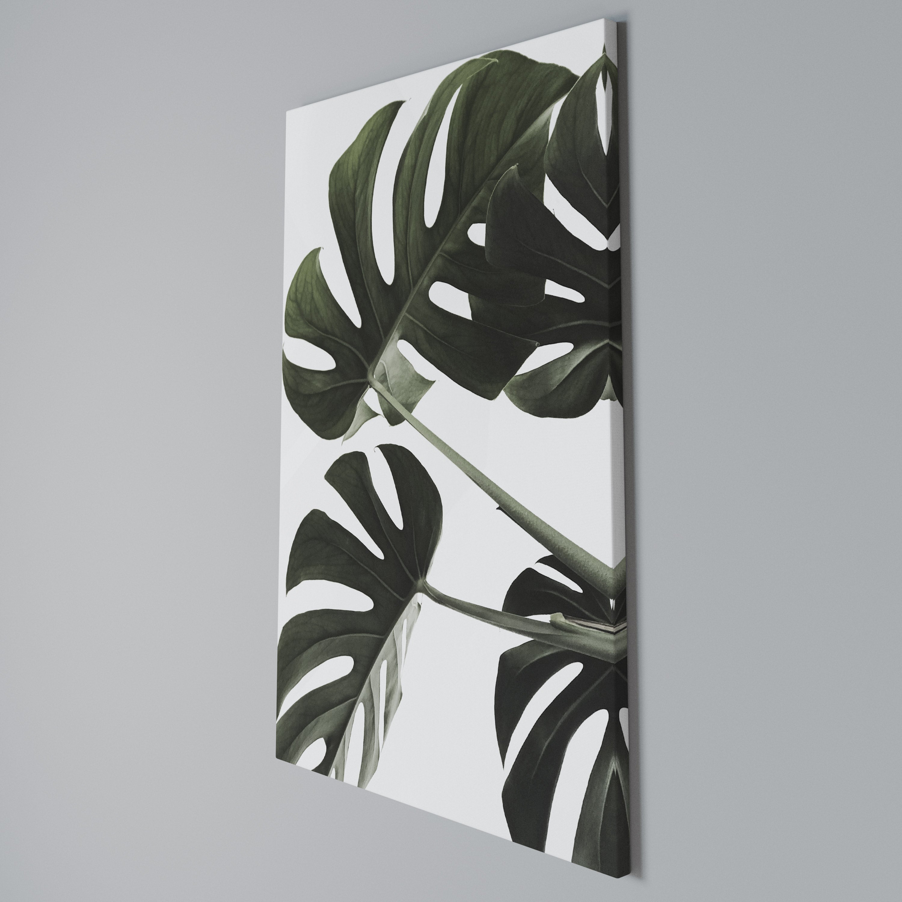 FOLIAGE FUSION Vertical Canvas Print