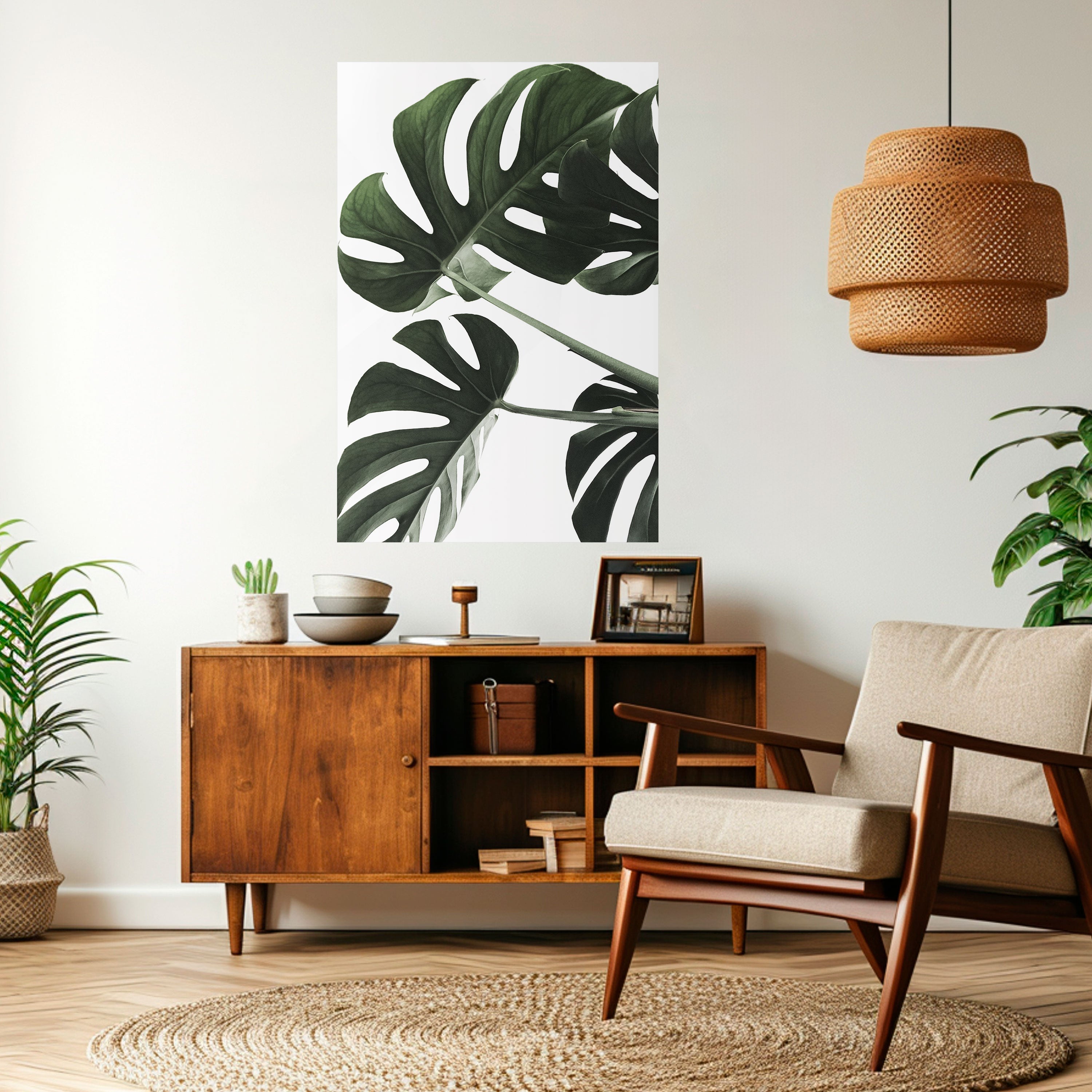 FOLIAGE FUSION Vertikales Poster zum Abziehen und Aufkleben