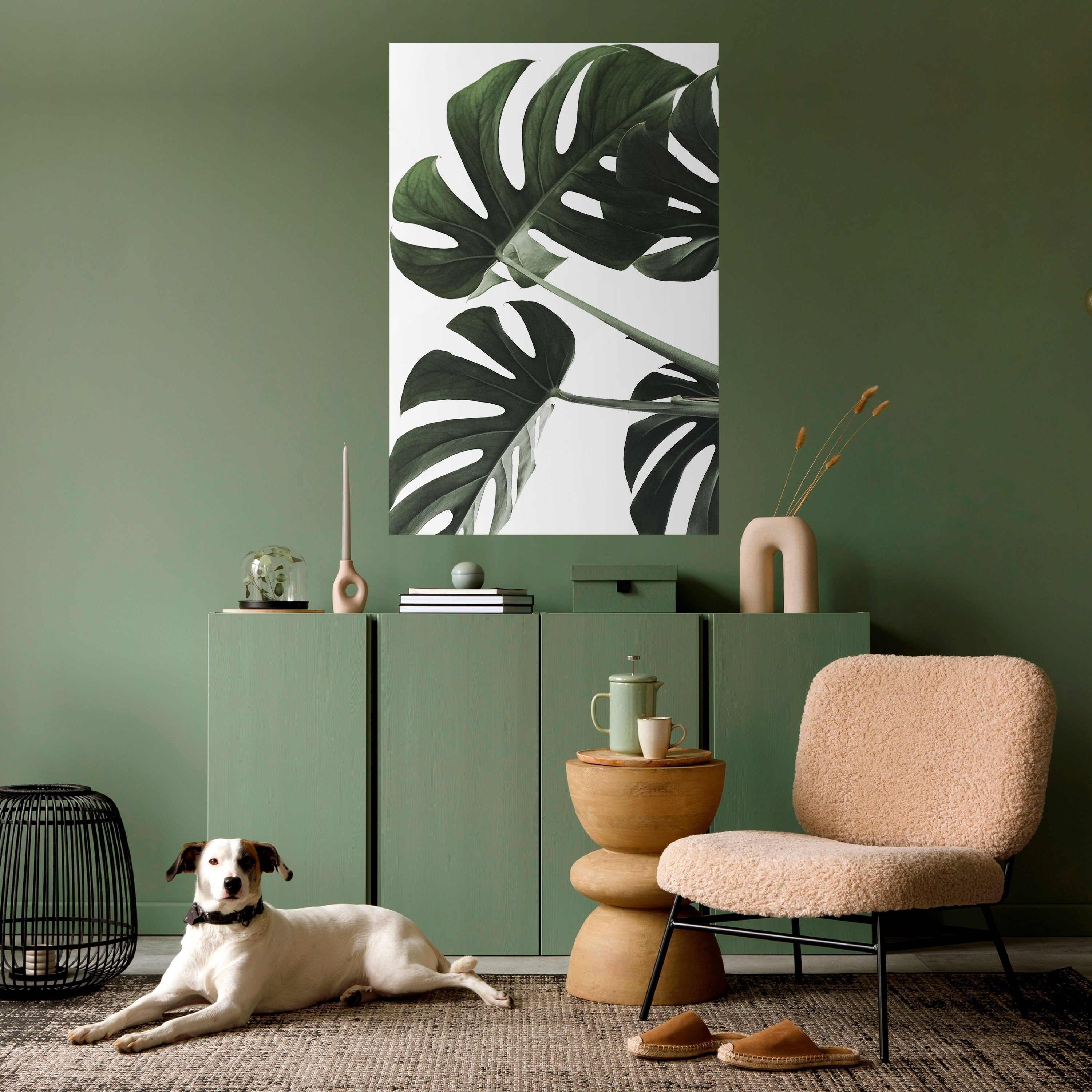 FOLIAGE FUSION Vertikales Poster zum Abziehen und Aufkleben