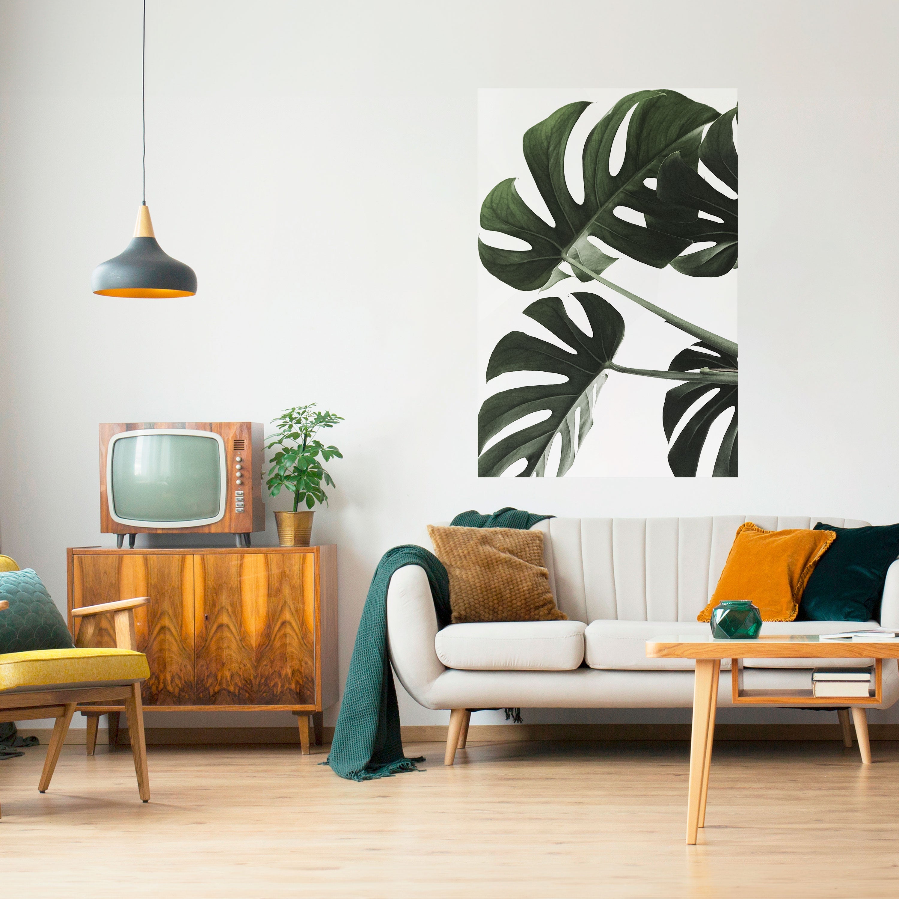FOLIAGE FUSION Vertikales Poster zum Abziehen und Aufkleben