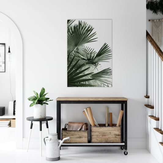 PALM PARADISE DANCE Vertical Canvas Print