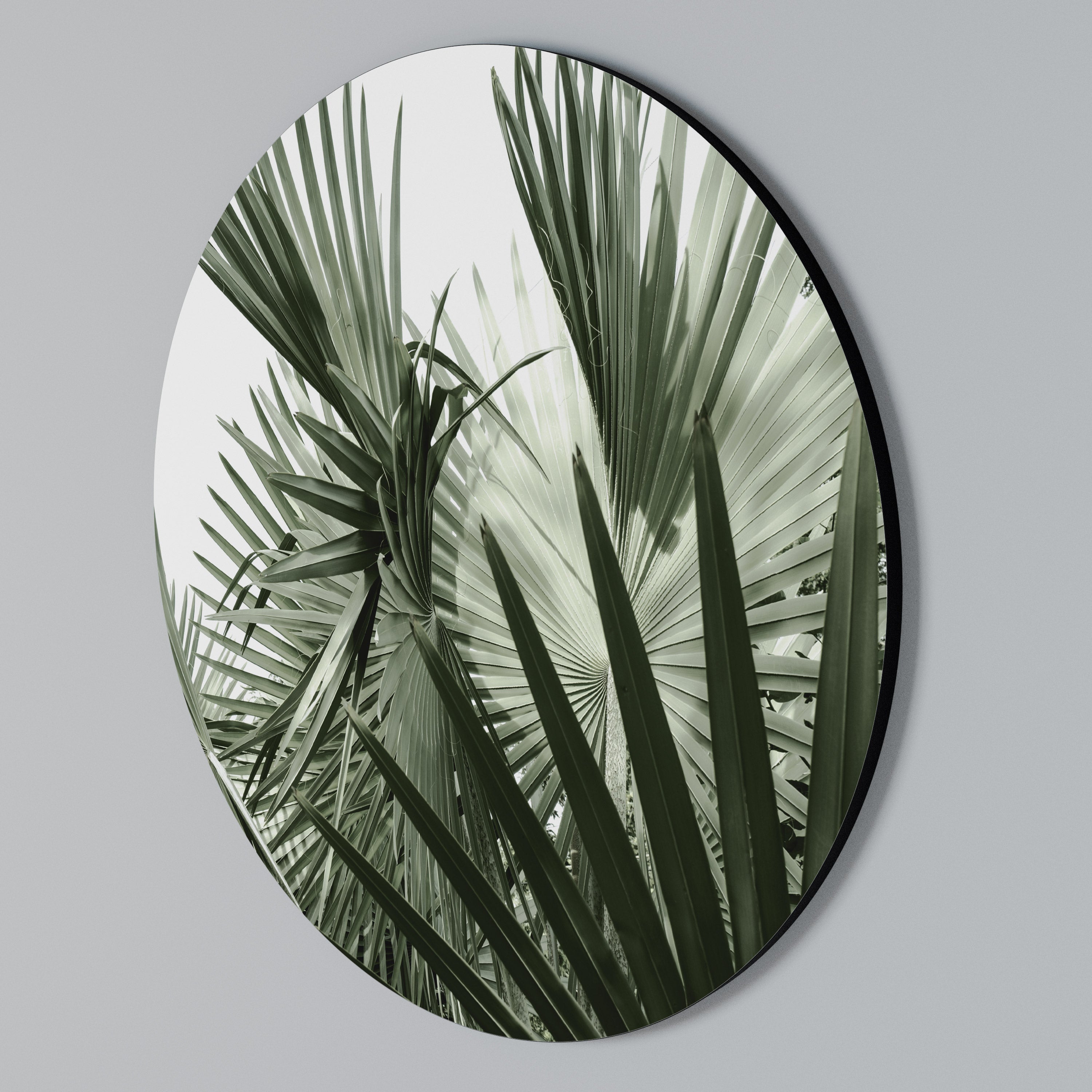 PALM PARADISE DANCE Round Wall Art