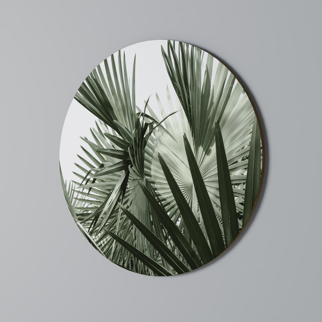 PALM PARADISE DANCE Runde Wanddekoration Ø 69 cm