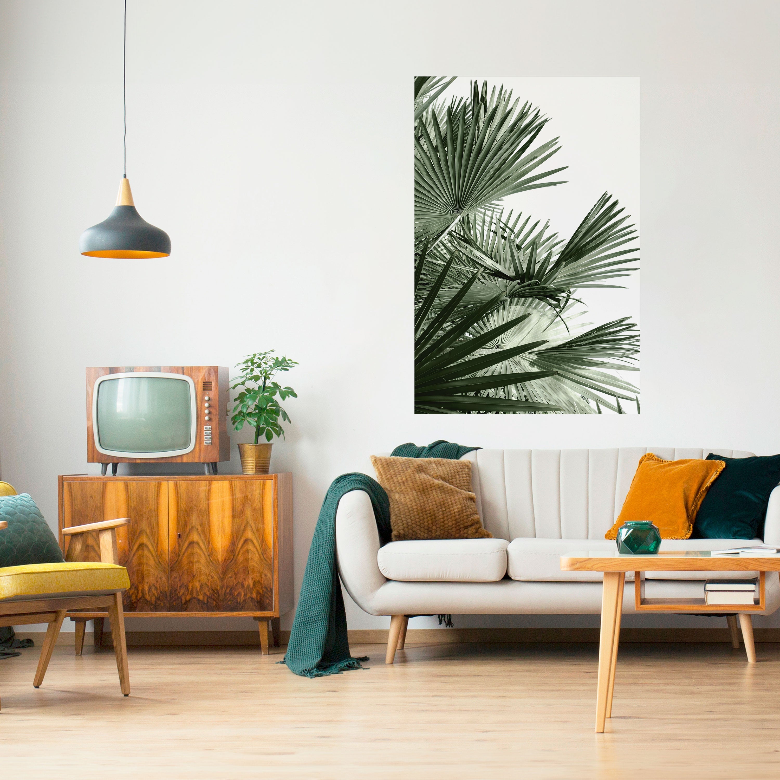 PALM PARADISE DANCE Vertikales Poster zum Abziehen und Aufkleben