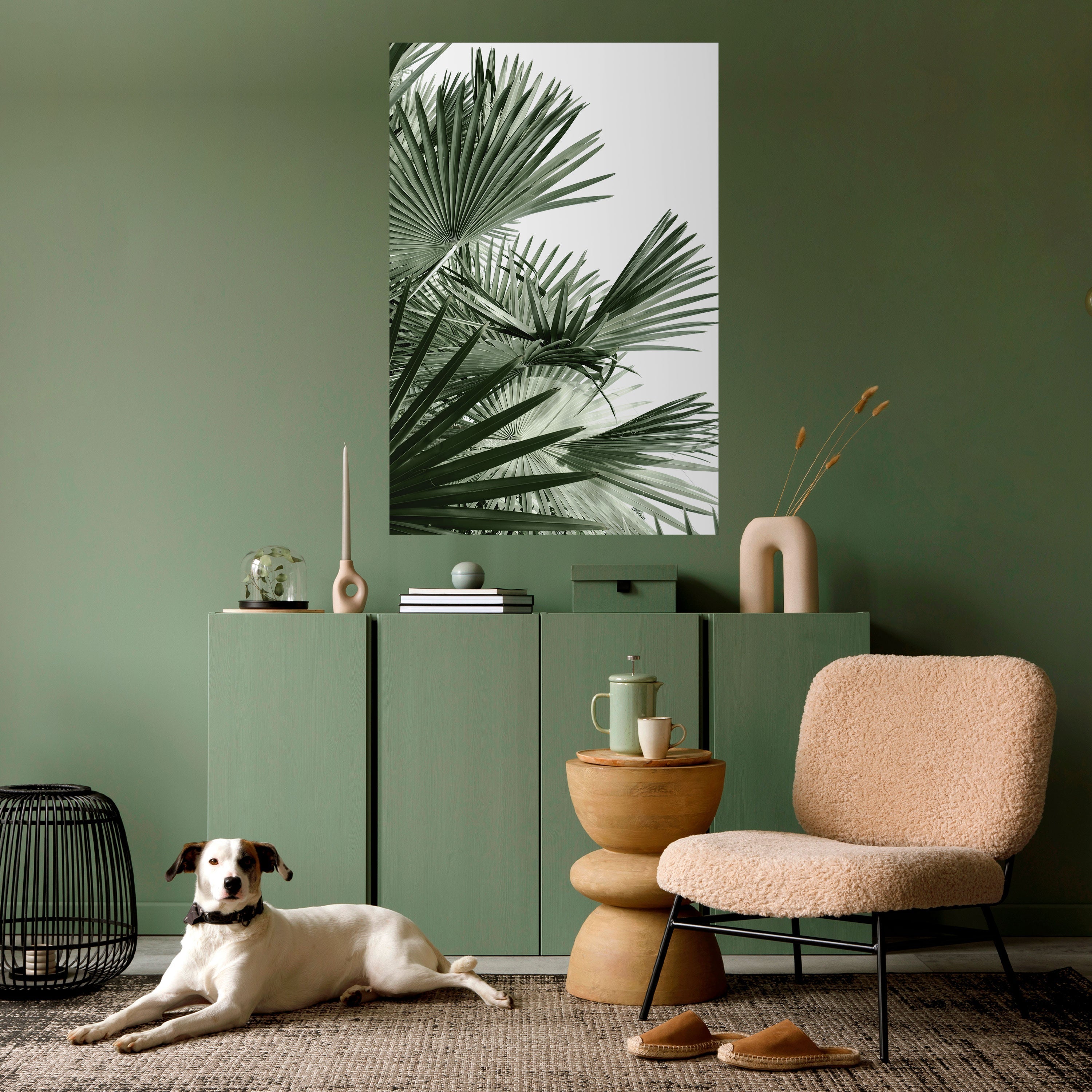 PALM PARADISE DANCE Vertikales Poster zum Abziehen und Aufkleben